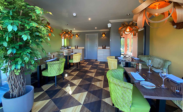 Taransay House contains an open plan restaurant offering great Scottish Seafood