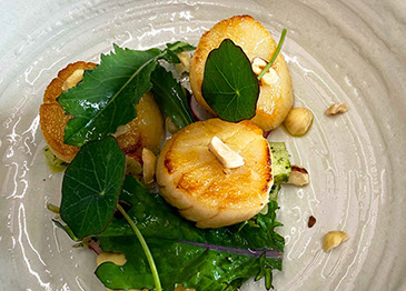 Taransay House contains a modern spacious restaurant offering great Scottish food and drink including seafood