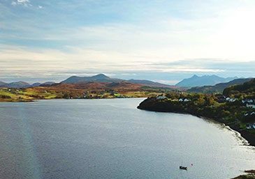 Enjoy amazing views and scenery from Taransay Luxury Guest House in Portree on the Isle of Skye
