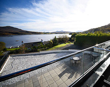 Enjoy stunning sea views at Taransay House Luxury Bed and Breakfast Accommodation in Portree