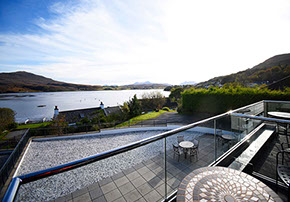 Enjoy stunning sea views from Taransay House luxury bed and breakfast accommodation in Portree
