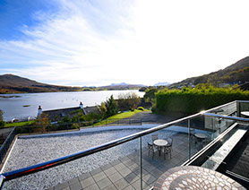 Enjoy stunning sea views from Taransay House Luxury Guest House Accommodation Balconies