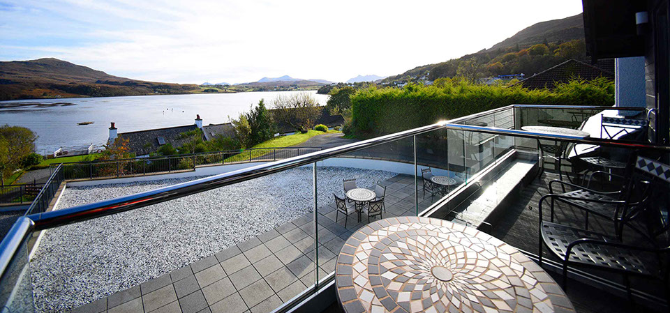 Enjoy stunning sea views at Taransay House Luxury Bed and Breakfast in Portree