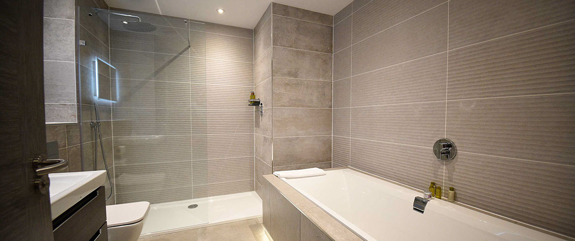 Enjoy luxury and spacious en suite bathrooms at our luxury Portree Bed and Breakfast