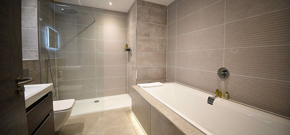 Enjoy luxury and spacious en suite bathrooms at our luxury Portree Bed and Breakfast