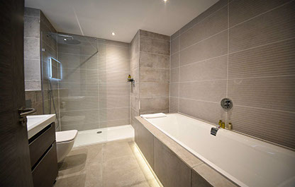 Enjoy luxury and spacious en suite bathrooms at our luxury Portree Bed and Breakfast