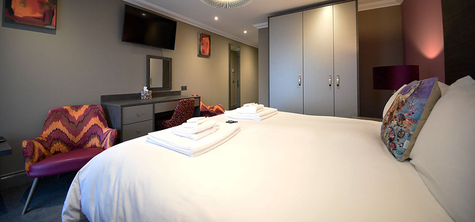 Super King Size Double Bedrooms in Taransay House Luxury Bed and Breakfast Accommodation