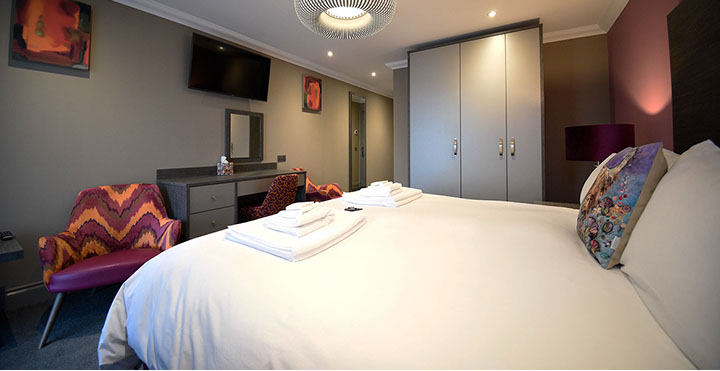 Super King Size Double Bedrooms in Taransay House Luxury Bed and Breakfast Accommodation