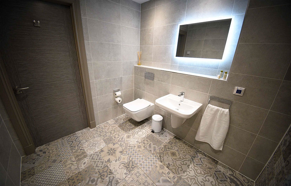 Luxury modern en suite bathrooms are available at our luxury bed and breakfast accommodation in Portree