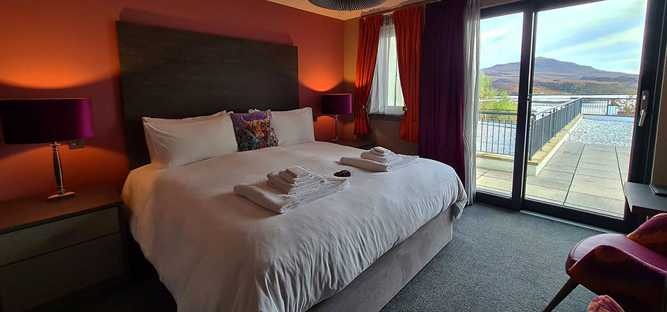 Our Luxury Bed and Breakfast Accommodation offers stunning sea and mountain views of Portree