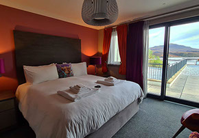 Our Luxury Bed and Breakfast Accommodation offers stunning sea and mountain views of Portree