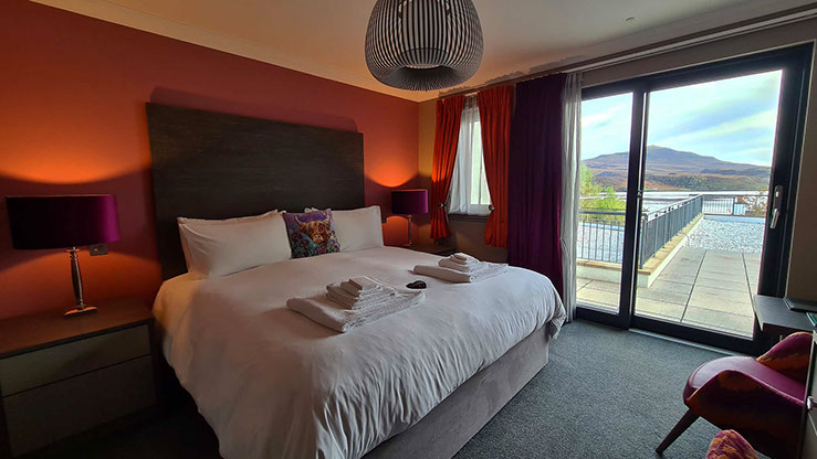 Our Luxury Bed and Breakfast Accommodation offers stunning sea and mountain views of Portree
