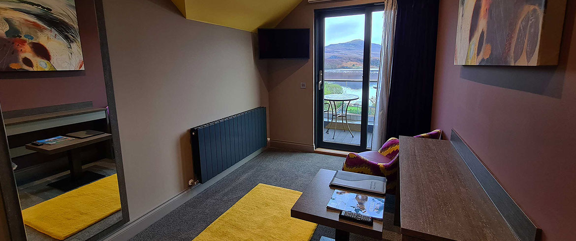 Taransay House Luxury Bed and Breakfast in Portree offers stunning sea views and private balconies