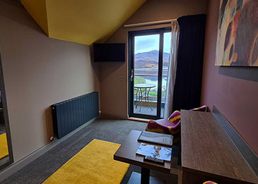 Taransay House Luxury Bed and Breakfast in Portree offers stunning sea views and private balconies