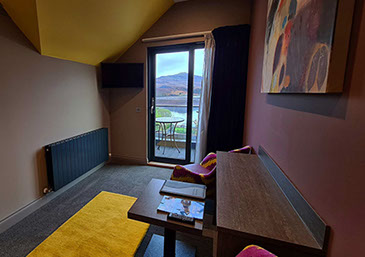 Enjoy stunning sea views at Taransay House Luxury Bed and Breakfast Accommodation in Portree