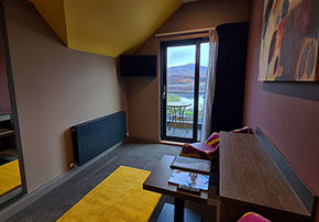 Enjoy stunning sea views at Taransay House Luxury Bed and Breakfast Accommodation in Portree