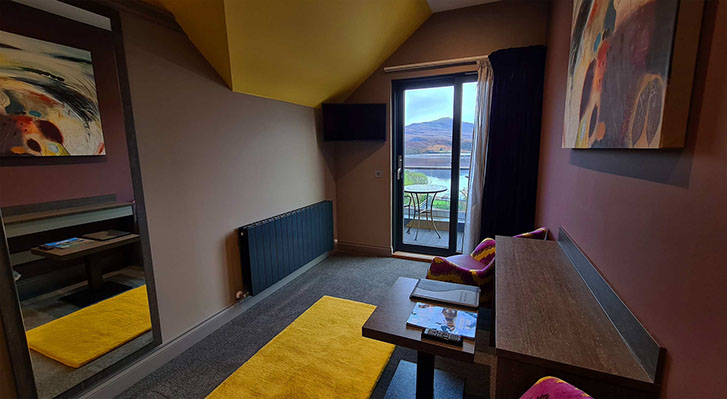 Enjoy stunning sea views at Taransay House Luxury Bed and Breakfast Accommodation in Portree