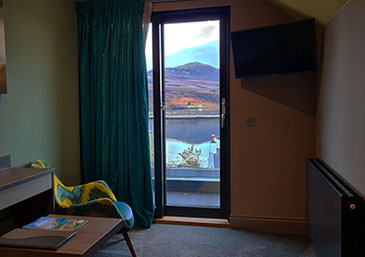 Enjoy stunning sea views and seating areas at Taransay House Luxury Bed and Breakfast in Portree