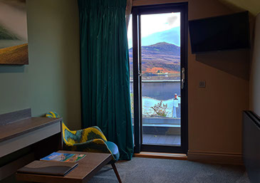 Enjoy stunning sea views at Taransay House Bed and Breakfast Accommodation in Portree