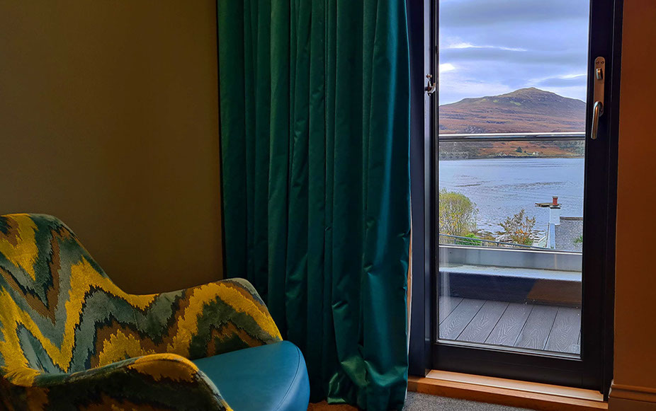 Enjoy stunning sea views at Taransay House Luxury Bed and Breakfast in Portree