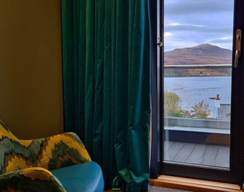 Enjoy stunning sea views at Taransay House Luxury Bed and Breakfast in Portree